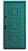 Входная дверь colorful standart   - фото