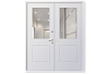 Входная Входная двупольная дверь LIFE остекленная для дома от производителя - фабрики ENTER №3